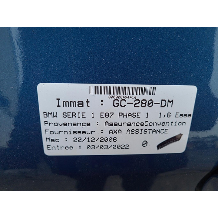 Feu arriere principal droit (feux) BMW SERIE 1 E87 Photo n°3