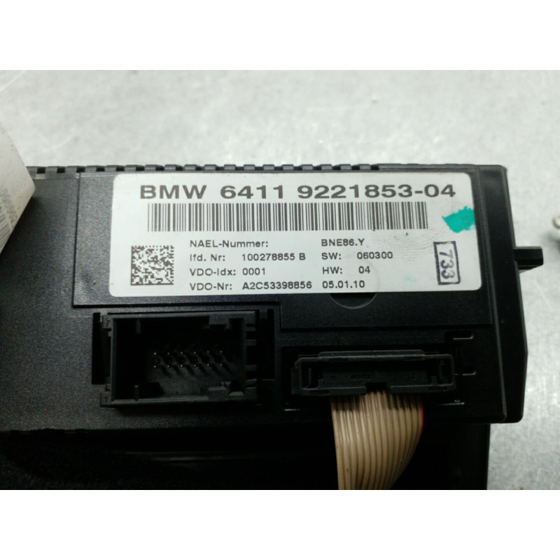 Commande chauffage BMW SERIE 3 E90 Photo n°1