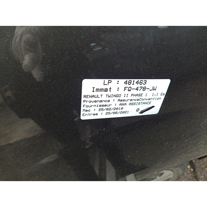 Leve vitre electrique avant gauche RENAULT TWINGO 2 Photo n°3