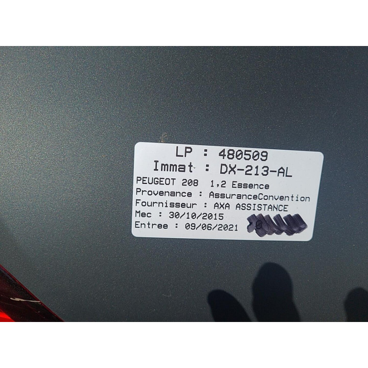 Moteur essuie glace avant PEUGEOT 208 1 Photo n°16