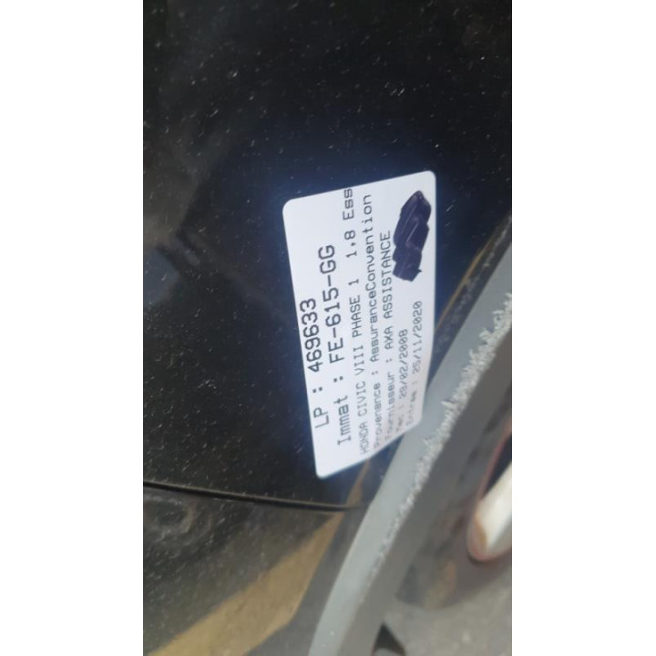 Feu arriere principal droit (feux) HONDA CIVIC 8 Photo n°3