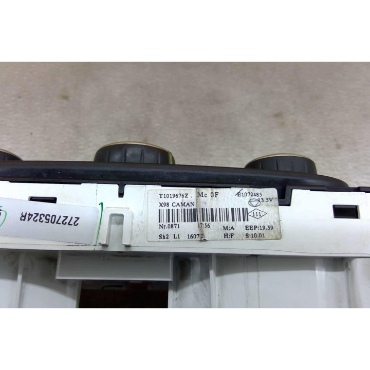 Commande chauffage RENAULT CLIO 4 Photo n°2