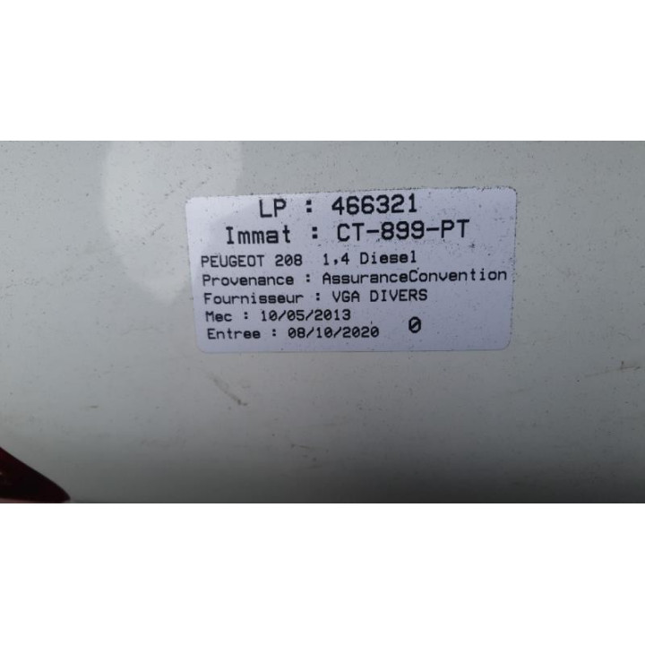 Moteur essuie glace avant PEUGEOT 208 1 Photo n°8