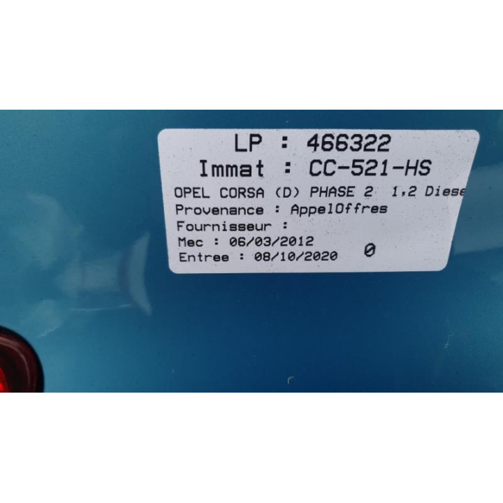 Leve vitre electrique avant gauche OPEL CORSA D Photo n°8