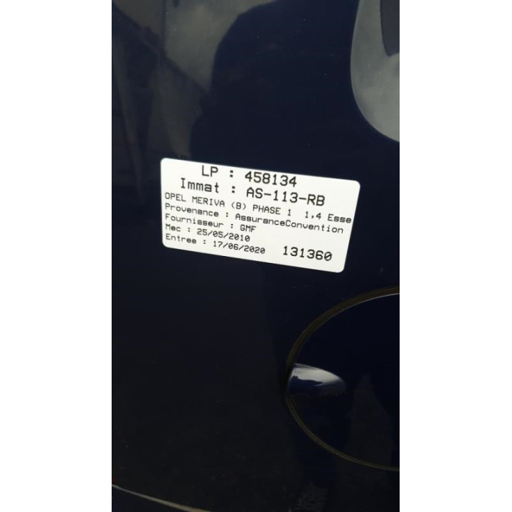 Feu arriere principal droit (feux) OPEL MERIVA A Photo n°10