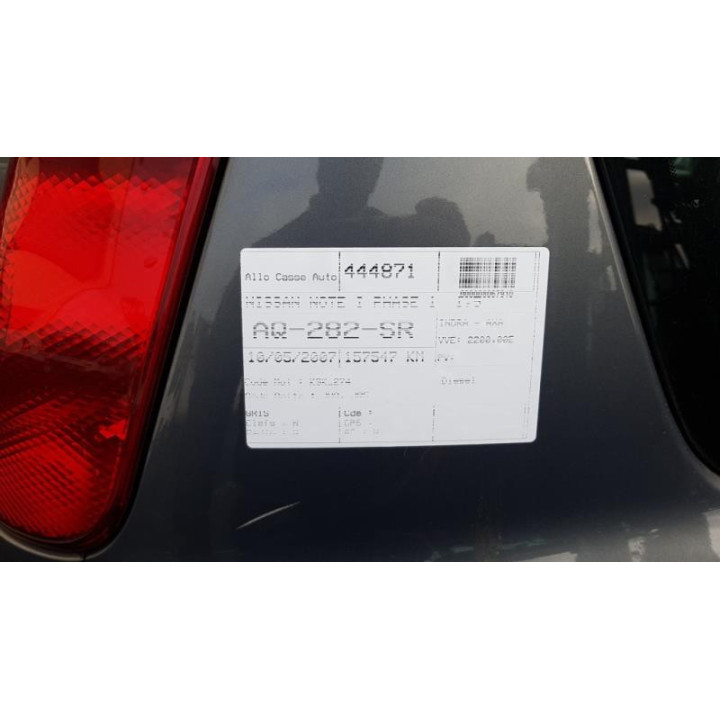 Commande chauffage NISSAN NOTE 1 Photo n°3