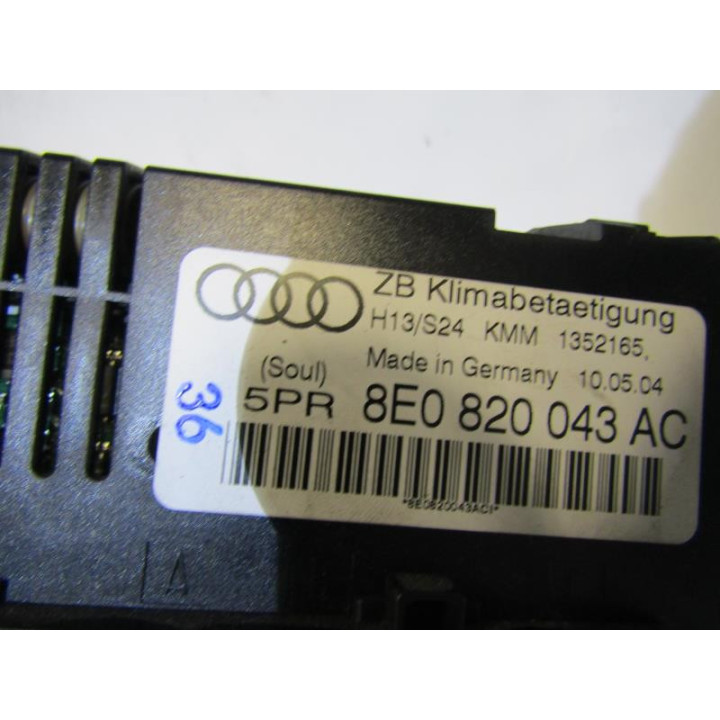 Commande chauffage AUDI A4 2 Photo n°3