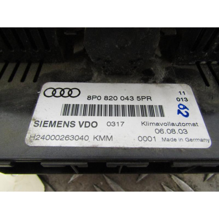 Commande chauffage AUDI A3 2 Photo n°4