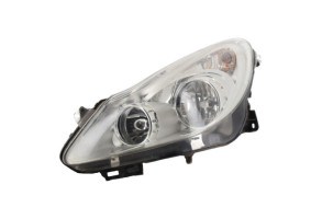 Optique avant principal gauche (feux)(phare) OPEL CORSA D Photo n°1