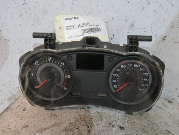 Compteur RENAULT CLIO 3 Photo n°1