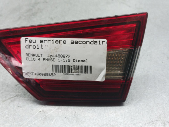 Feu arriere secondaire droit (feux) RENAULT CLIO 4 Photo n°1