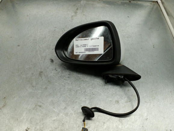 Verre de rétroviseur gauche pour Opel Corsa C (2000-2006) Avec fonction  dégivrante 09224244 - RE01580 