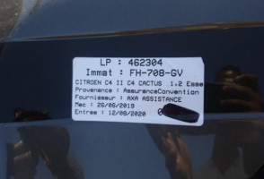 Eclairage de plafonnier CITROEN C4 CACTUS