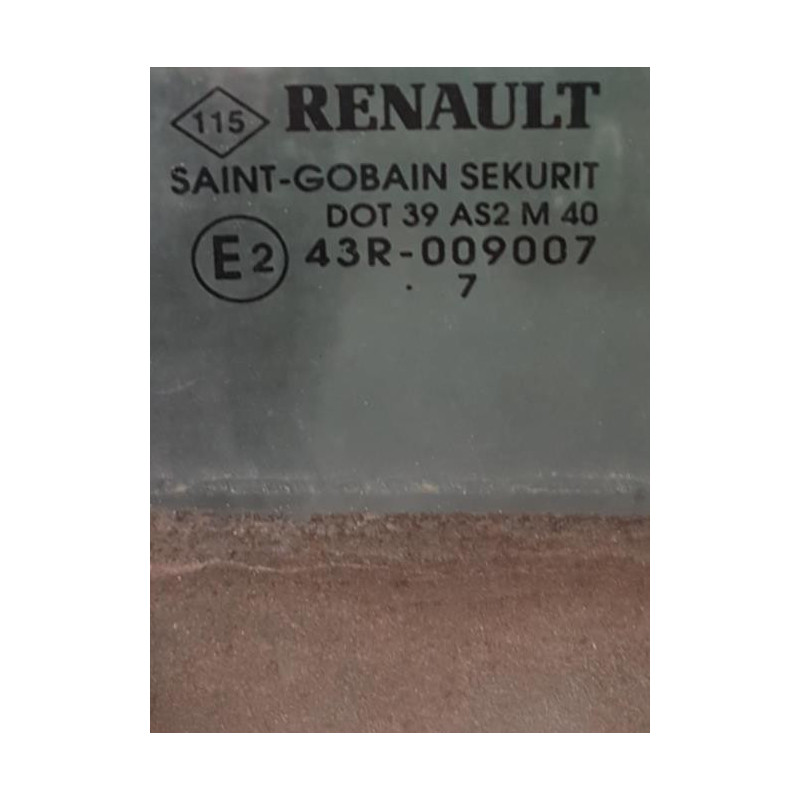 Vitre avant droit RENAULT CLIO 3 Photo n°1