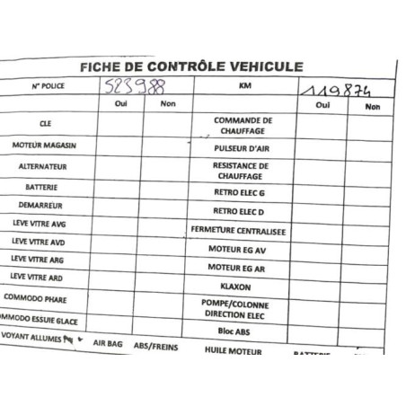 Boite de vitesses PEUGEOT 1007