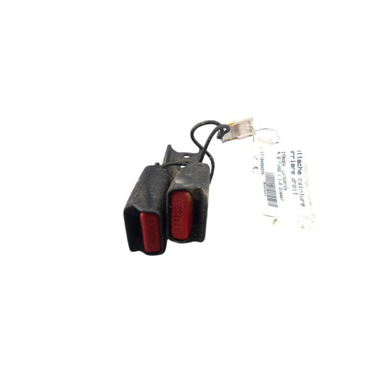 Attache ceinture arriere droit CITROEN C4 2 Photo n°1