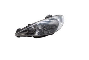 Optique avant principal gauche (feux)(phare) PEUGEOT 206 Photo n°4