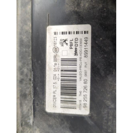 Optique avant principal droit (feux)(phare) PEUGEOT 3008 2