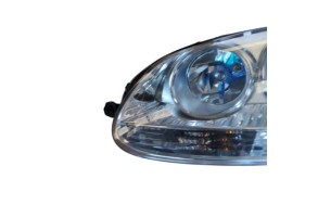 Optique avant principal gauche (feux)(phare) VOLKSWAGEN GOLF 5 Photo n°6