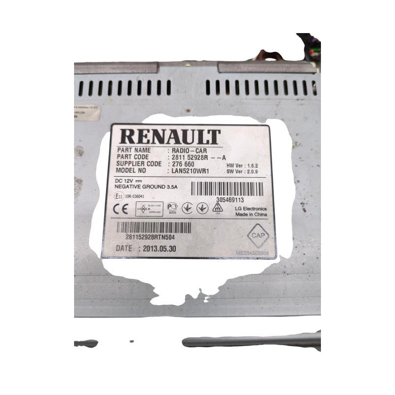 Afficheur RENAULT CLIO 4 Photo n°1