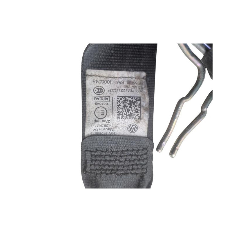 Ceinture avant gauche VOLKSWAGEN POLO 5 Photo n°1