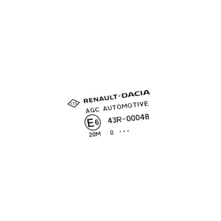 Vitre arriere gauche DACIA SANDERO 3
