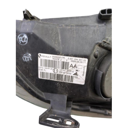 Optique avant principal gauche (feux)(phare) RENAULT MEGANE 3