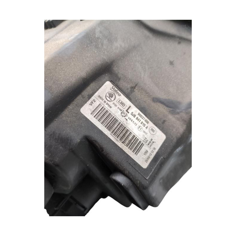 Optique avant principal gauche (feux)(phare) SKODA RAPID SPACEBACK Photo n°1