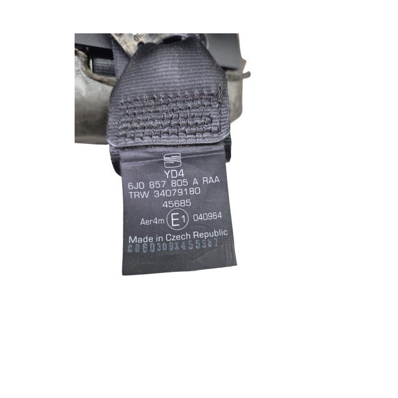 Ceinture arriere gauche SEAT IBIZA 4 Photo n°1