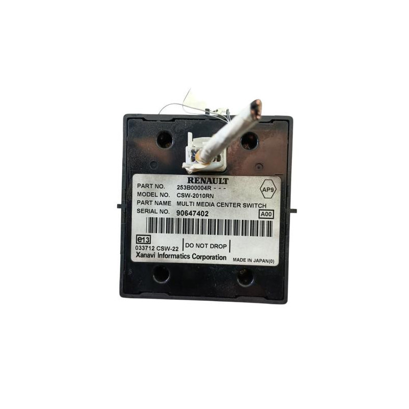 Commande GPS RENAULT GRAND SCENIC 3 Photo n°1