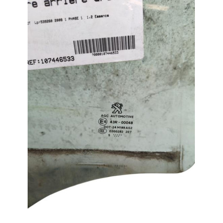 Vitre arriere droit PEUGEOT 2008 1