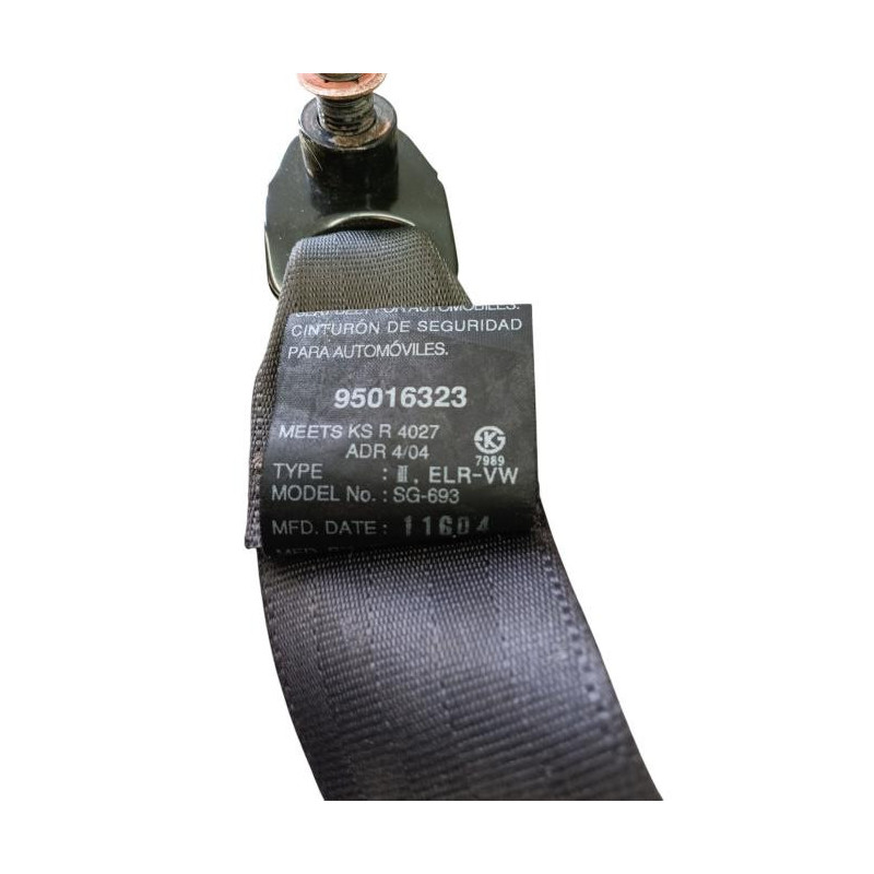 Ceinture arriere droit CHEVROLET AVEO 1 Photo n°1 Ceinture arriere droit CHEVROLET AVEO 1 Photo n°1