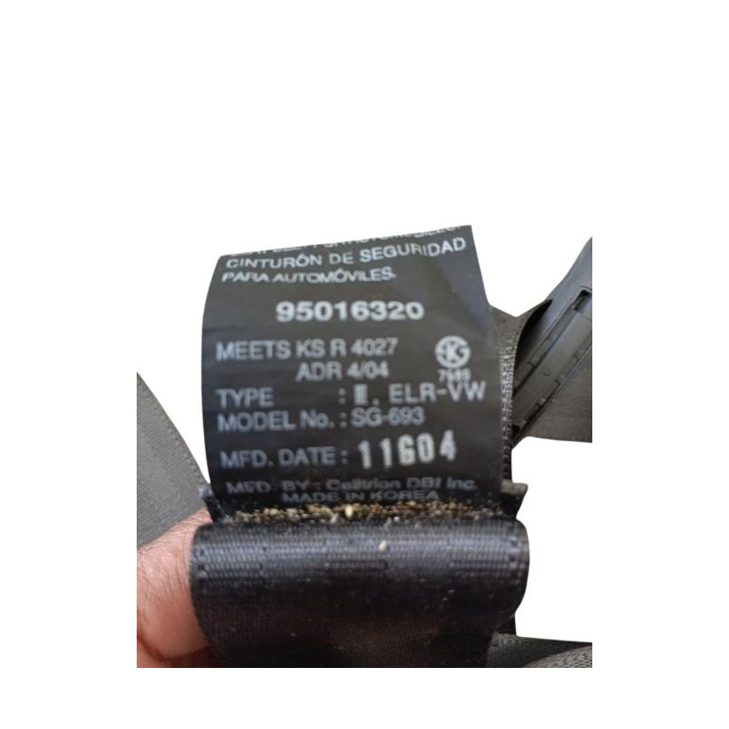 Ceinture arriere gauche CHEVROLET AVEO 1 Photo n°1 Ceinture arriere gauche CHEVROLET AVEO 1 Photo n°1