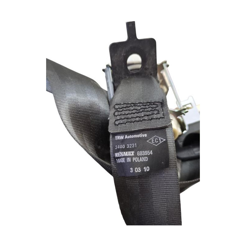 Ceinture arriere gauche RENAULT CLIO 3 Photo n°1 Ceinture arriere gauche RENAULT CLIO 3 Photo n°1