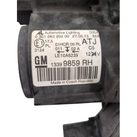 Optique avant principal droit (feux)(phare) OPEL ZAFIRA TOURER C