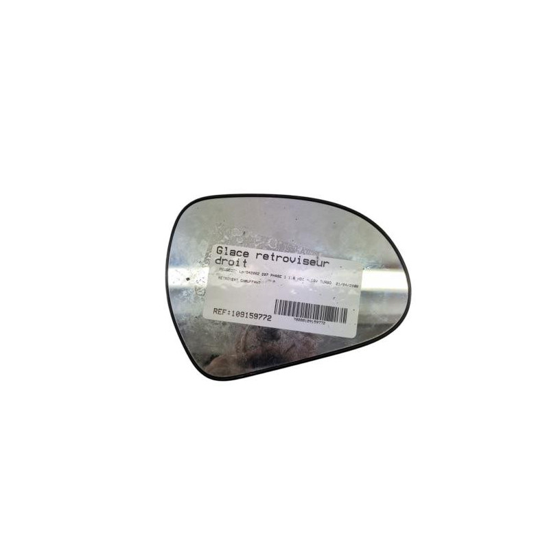 Glace retroviseur droit PEUGEOT 207 Photo n°1