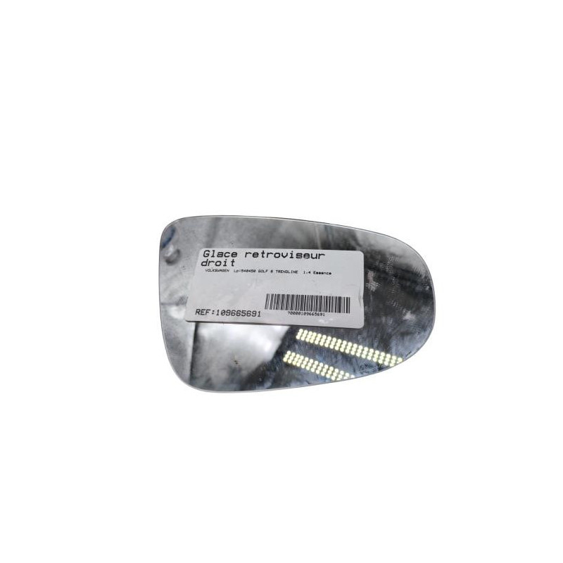 Glace retroviseur droit VOLKSWAGEN GOLF 6 Photo n°1