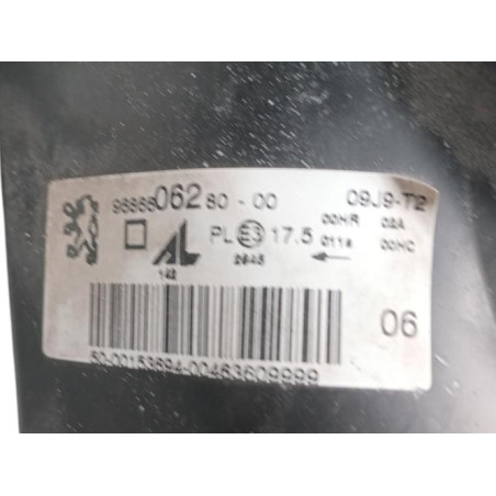 Optique avant principal droit (feux)(phare) PEUGEOT 206+
