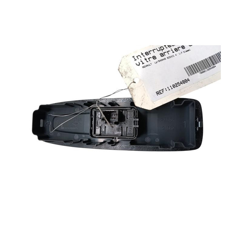 Interrupteur de leve vitre arriere droit RENAULT SCENIC 4 Photo n°1