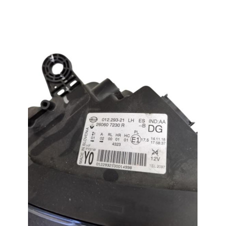 Optique avant principal gauche (feux)(phare) RENAULT SCENIC 4