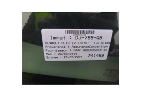 Plage arriere RENAULT CLIO 4 Photo n°12