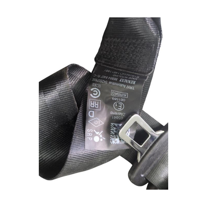 Ceinture avant droit RENAULT TWINGO 3 Photo n°1