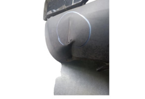 Pare choc arriere RENAULT MEGANE 3 Photo n°12