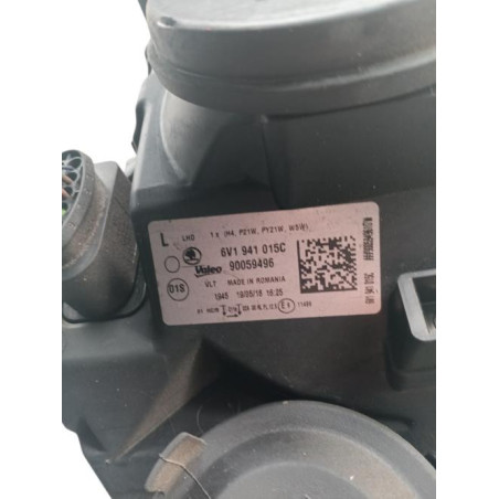 Optique avant principal gauche (feux)(phare) SKODA FABIA 3