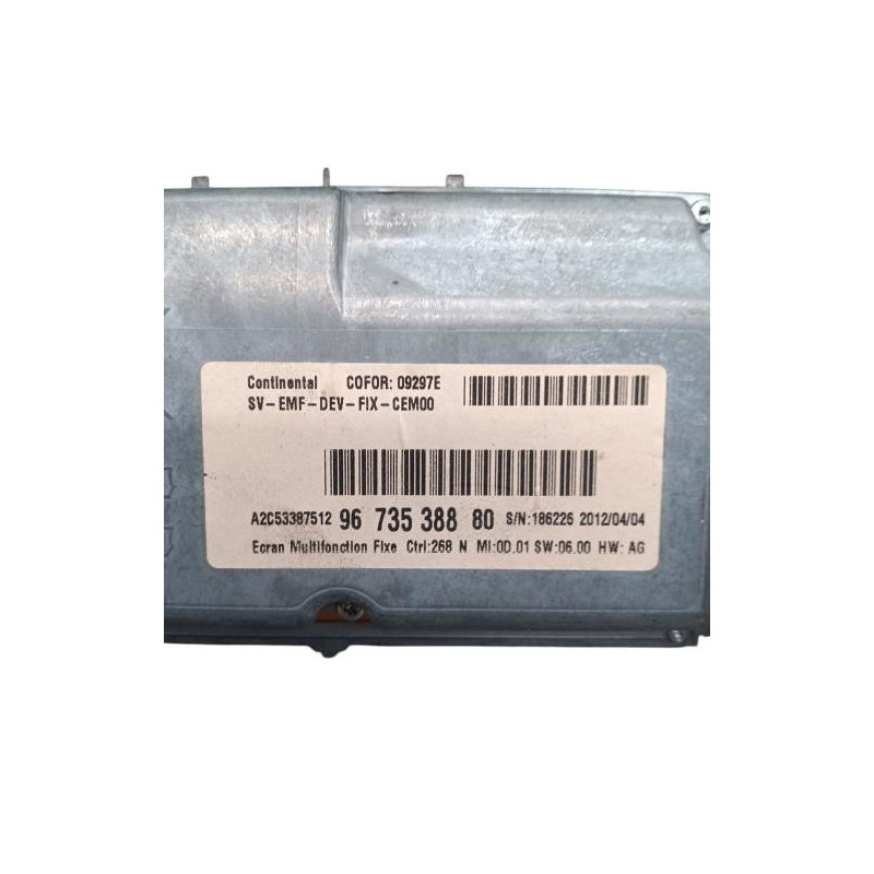 Afficheur CITROEN DS3 Photo n°1