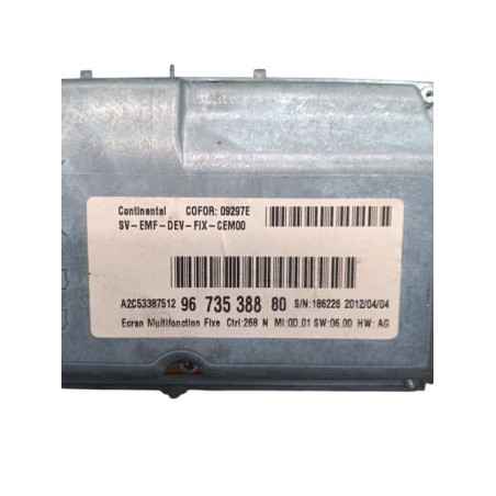 Afficheur CITROEN DS3